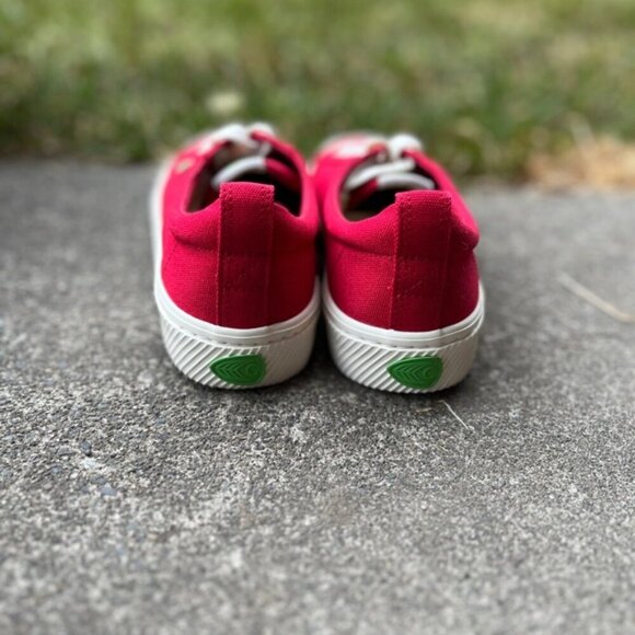 CARIUMA OCA Low Red Canvas Sneaker Sz 7.5 - Picture 3 of 9